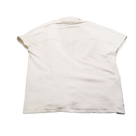 Eileen Fisher Drape Neck Wrap Women's Size XXS/XS Cream Kimono Jacket Side Tie - Picture 2 of 5